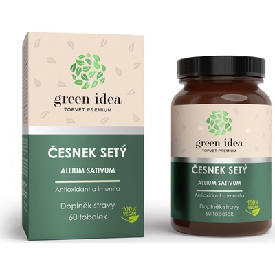 Green idea Bylinný extrakt Česnek setý 60 ks