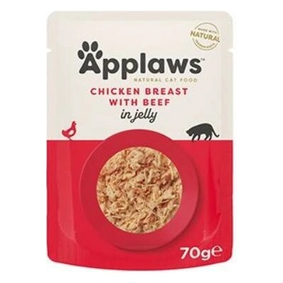 Applaws Cat kapsa Adult Jelly kuřecí prsa s hovězím 70 g