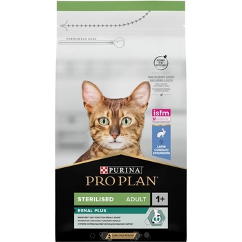 PURINA NESTLE PURINA Pro Plan Sterilised Renal Plus Суха храна за котки, за кастрирани, 1.5 kg