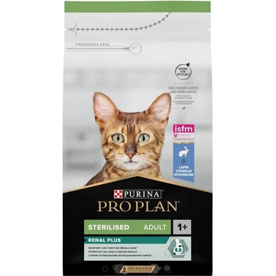 PURINA NESTLE PURINA Pro Plan Sterilised Renal Plus Суха храна за котки, за кастрирани, 1.5 kg