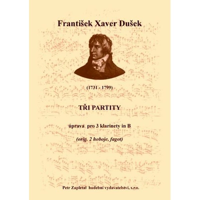 Dušek František Xaver Tři partity úprava