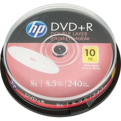HP DVD+R 8,5GB 8x, 10ks