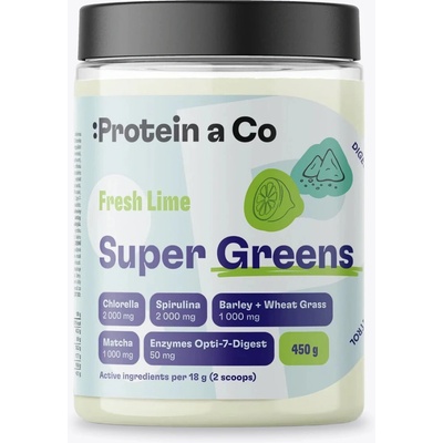 Protein & Co. Super Greens fresh lime 450 g