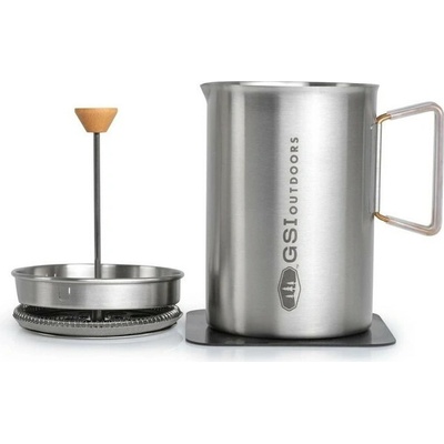 Presovač GSI Outdoors Glacier Stovetop JavaPress 600ml stříbrná