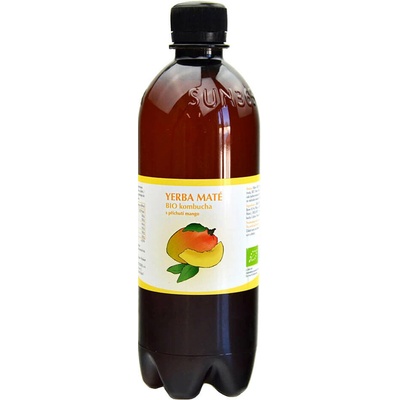 Stevikom Kombucha YERBA MATÉ mango BIO 0,5 l
