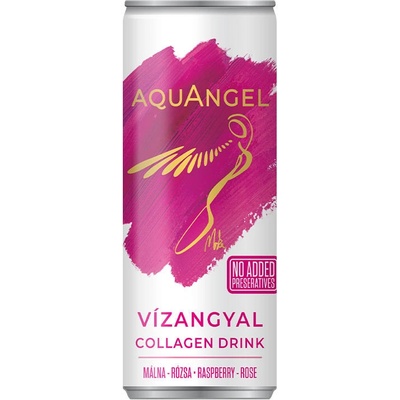 Vízangyal Nízkoenergetický nápoj s kolagenem malina a růže 250 ml