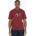 Peaceful Hooligan Тениска Peaceful Hooligan Men's Peaceful Poster Regular Fit T-Shirt - Dark Red