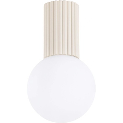 Sollux Кремаво осветително тяло за таван със стъклен абажур ø 12 cm Orbital - Sollux (NL.1718)