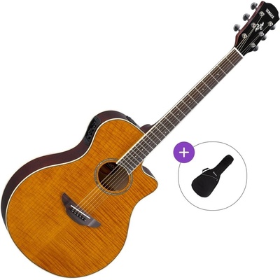 Yamaha APX600 Basic SET Amber Електро-акустична китара Джъмбо