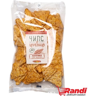 Grivas Чипс от царевица с паприка и зехтин Grivas 90гр