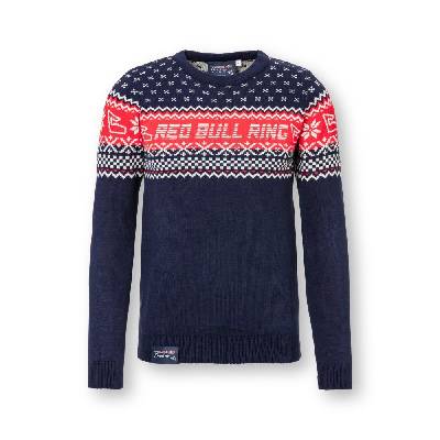 Svetr, RED BULL RING (modrá,červená) (Velikost: 2XL)