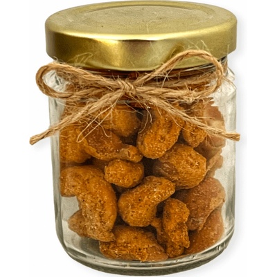Nutworld Dárková sklenička Exclusive Kešu v těstíčku BBQ 70 g