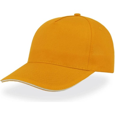 Atlantis Headwear Start Five Sandwich 5 panelová COT-33003979799 Žlutá/bílá