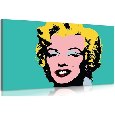 Obraz ikonická Marilyn Monroe v pop art designu - 150x100