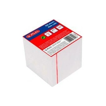 HERLITZ Blok kocka lepená Herlitz 90x90x90mm biela