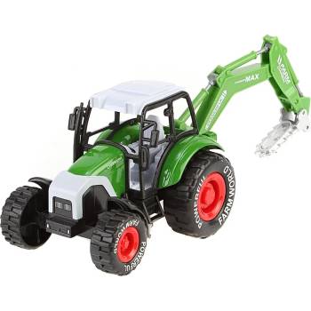 Image 1 of Метален инерционен трактор с подвижна рама 23 x 9 x 11 см. 955-53