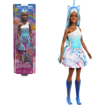 Barbie Rozprávková víla jednorožec modrá