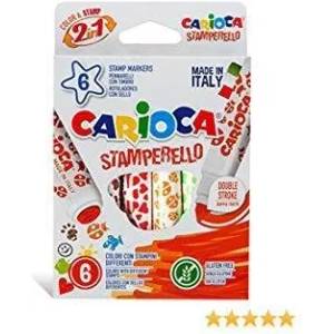 CARIOCA Флумастери CARIOCA Stamp 6 цв