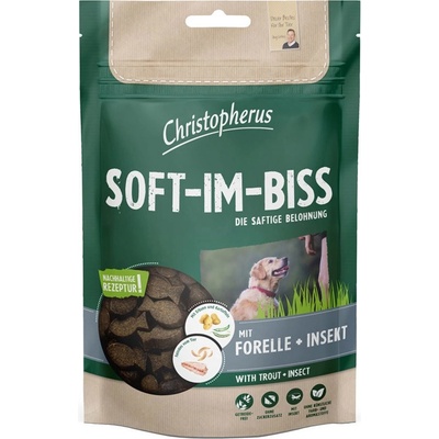 Christopherus Soft-Im-Biss pstruh a hmyz 125 g