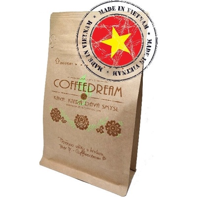 Coffeedream Káva Vietnam Scr. 16 Up hrubé mletí frenchpress filtrovaná káva A22 0,5 kg