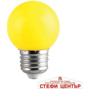 VIVALUX CL G45 1W E27 Yellow COLORS LED (VIV003541)