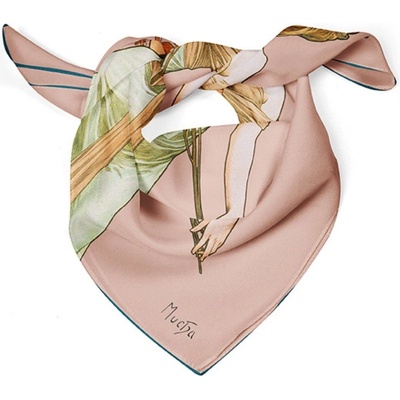 Hedvábný šátek Spring Alfons Mucha – Hledejceny.cz