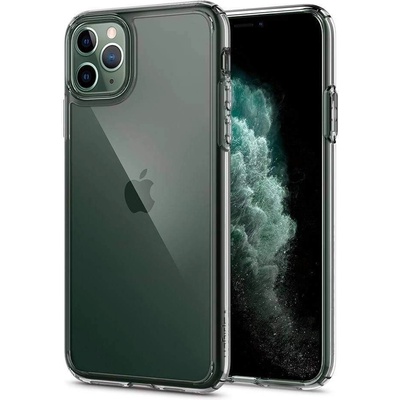 Spigen Crystal Hybrid Case - хибриден кейс с висока степен на защита за iPhone 11 Pro Max (прозрачен)