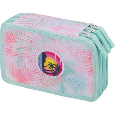 Baagl Училищен пенал трипатиран Sunset GRS BAAGL | Rozov | Момичешки | UNI