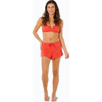 Rip Curl Дамски бански шорти Rip Curl Oasis Swim Short deep red