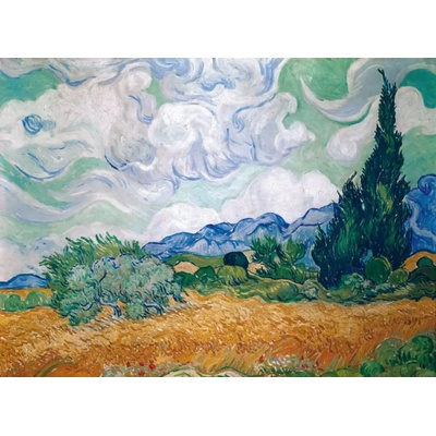 Piatnik - Puzzle Vincent Van Gogh: Wheat Field with Cypresses II - 1 000 piese