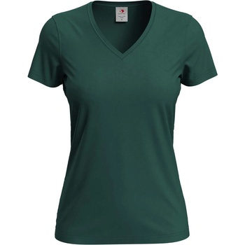 Stedman classic-t v-neck st2700 / Дамска тениска с v-образно деколте - бутилково зелено s (st2700bogs)