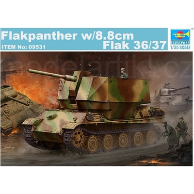 Trumpeter Flakpanther w/8.8cm Flak 36/37 1:35