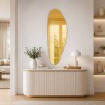 Daramio Огледало със златиста обработка на стъклото Pure R46 50x150 cm