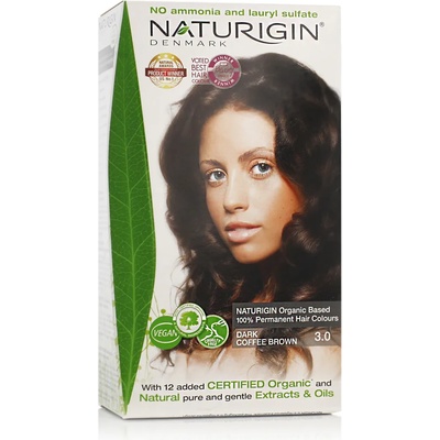 NATURIGIN Permanent Hair Colour Боя за коса 115 ml цвят Dark Coffee Brown 3.0