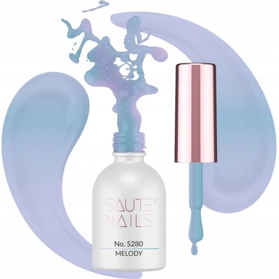 Saute Nails Lakier hybrydowy třpytky kolekce Mermaid Melody S280 Melody