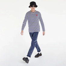 Comme des Garçons Play long sleeve Tee blue