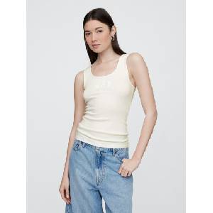 GAP Ребрест потник с лого на GAP GAP | Byal | ЖЕНИ | XXS - zoot - 34,11 лв