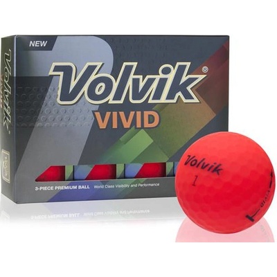 Volvik Vivid červená, 3 ks