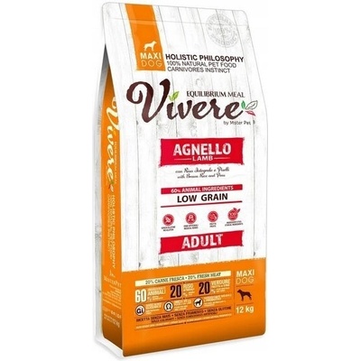 Vivere Dog Maxi Adult Lamb 12 kg