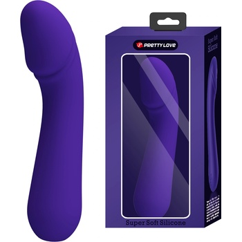 Image 1 of Pretty Love Cetus Super Soft Silicone G-Spot Vibrator Purple