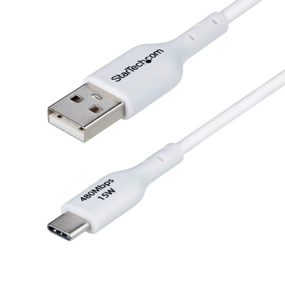 StarTech StarTech. com USB2AC2MNCWHE USB кабел USB 2.0 2 м USB A USB C Бяла (USB2AC2MNCWHE)