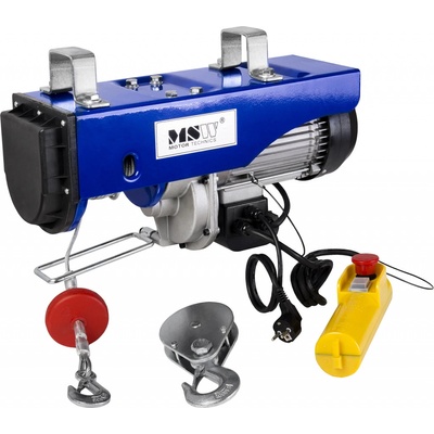MSW Lanový kladkostroj - 1600 W - 990 kg - 12 m PROLIFTOR 1000