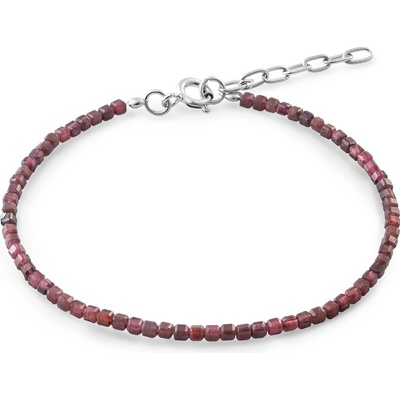 AGAIN Jewelry Minerální náramek z granátu AJKNR013