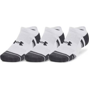 Under Armour Performance Tech 3pk NS Socks White XL