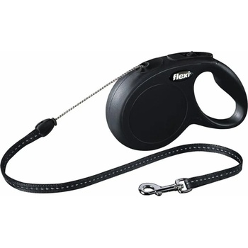 Image 1 of flexi NEW CLassic Cord M - 5m, до 20kg ЧЕРЕН (91110000607)