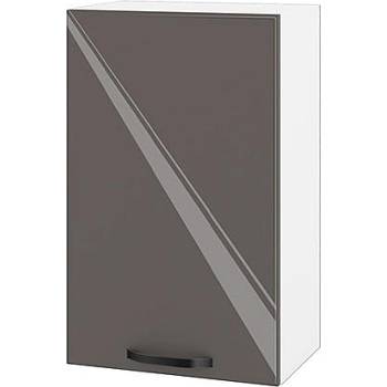 ИРИМ Горен кухненски шкаф Сити БФ-Антрацит гланц-05-6 45 см