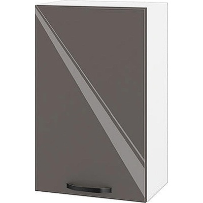 ИРИМ Горен кухненски шкаф Сити БФ-Антрацит гланц-05-6 45 см