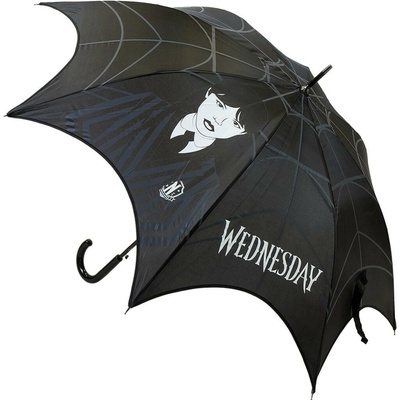 Wednesday Spider Tile deštník černý