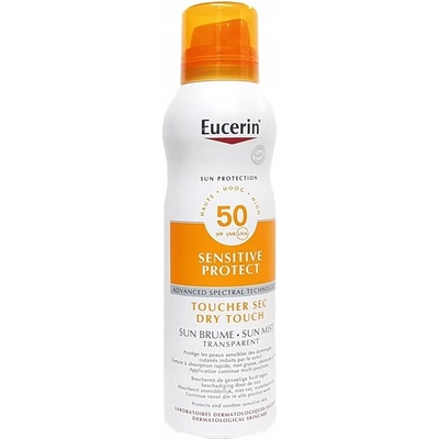 Eucerin Sun Sensitive Protect transparentní sprej na opalování pro citlivou pokožku SPF50+ 200 ml – Hledejceny.cz