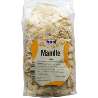 HOS Mandle plátky loupané 500 g